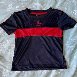 RBX Black and Red 12 Months Shirt and Shorts Set